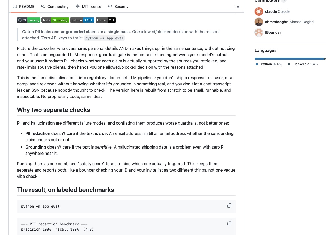 guardrail-gate GitHub repository README